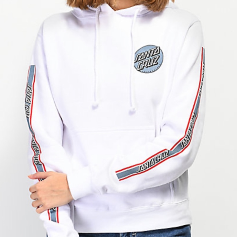 Santa Cruz white hoodie!